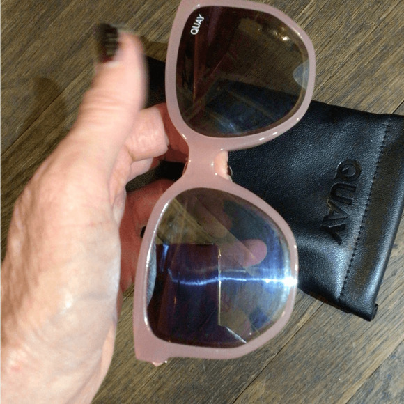 Quay Australia rare Quay Coffee Run Blush Sunglasses